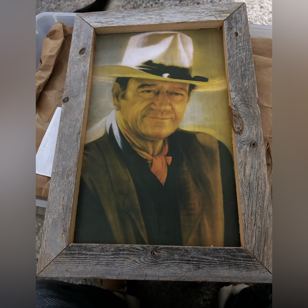 John Wayne wall art